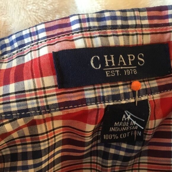 SALE.Buy 2/$30. NWOT. Chaps Brand Women’s Cotton Blouse Size M - Picture 8 of 8